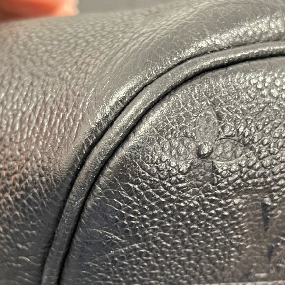 Louis Vuitton Neverfull MM Black Empriente Leather w/ Pouch (JB1334) - Picture 8 of 14